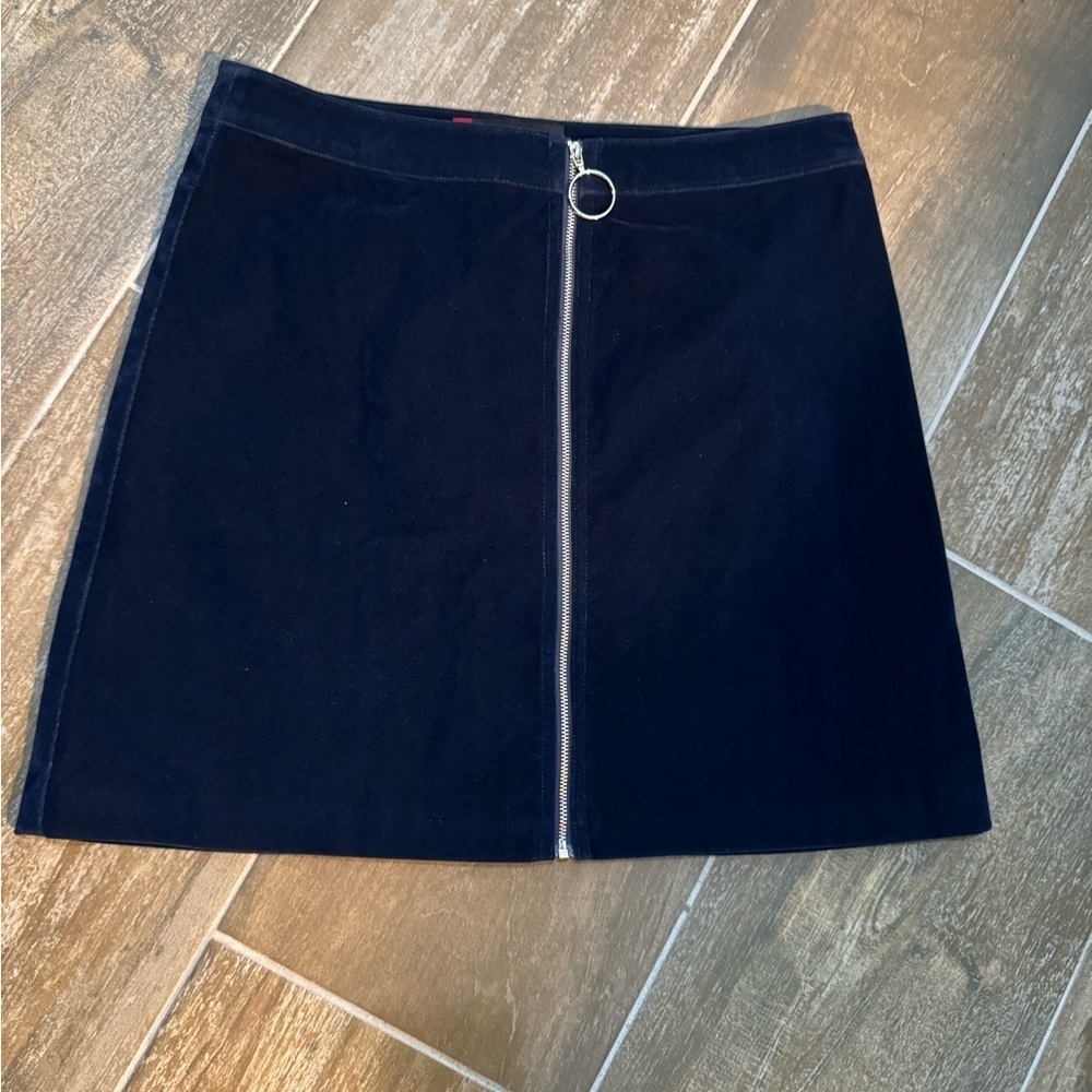 Misha Nonoo Blue A-Line Mini Skirt for Night Out
